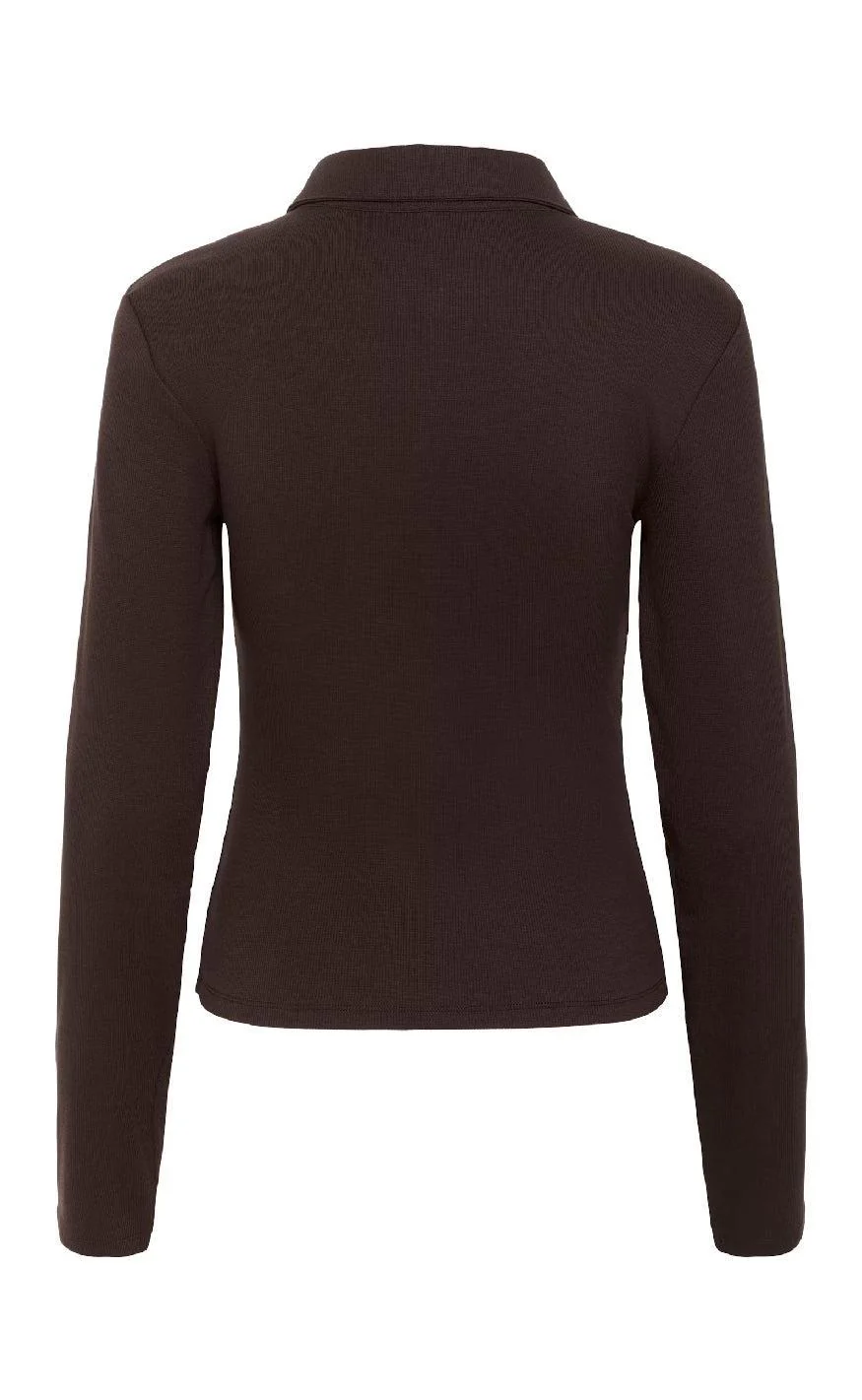 Gestuz Bluse - Drew LS Polo - Mole - Image 3