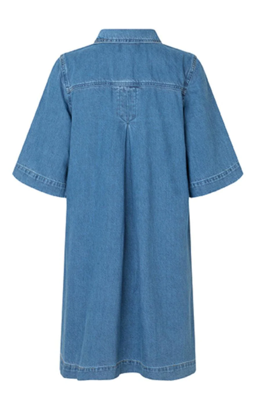 Global Funk Kjole - G-Mira - Mid Vintage Blue - Image 2