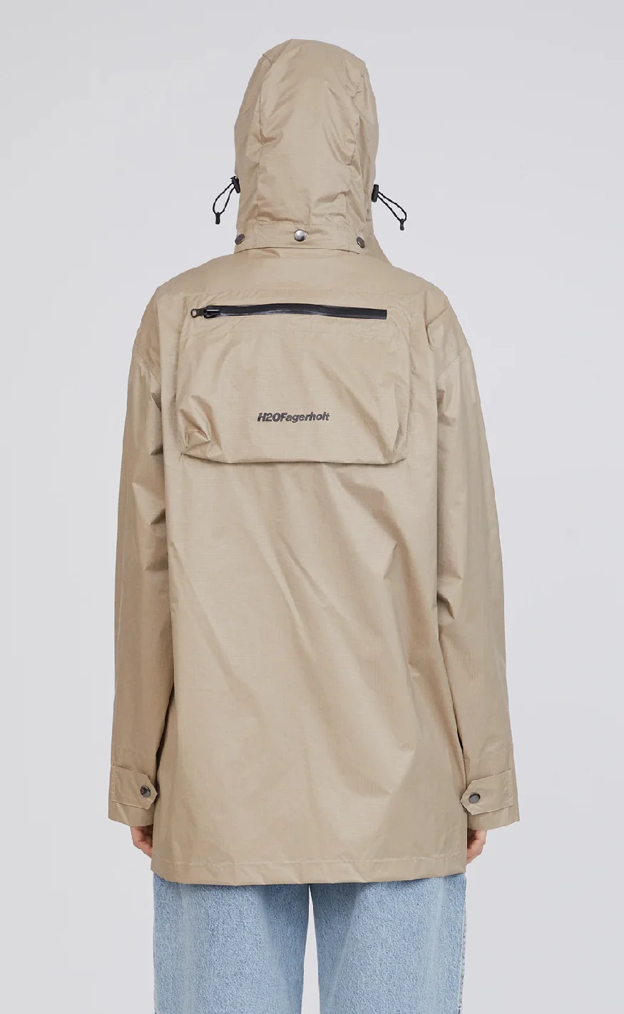 H2O Fagerholt Regnjakke - Tech3 Rain - Sand - Image 7