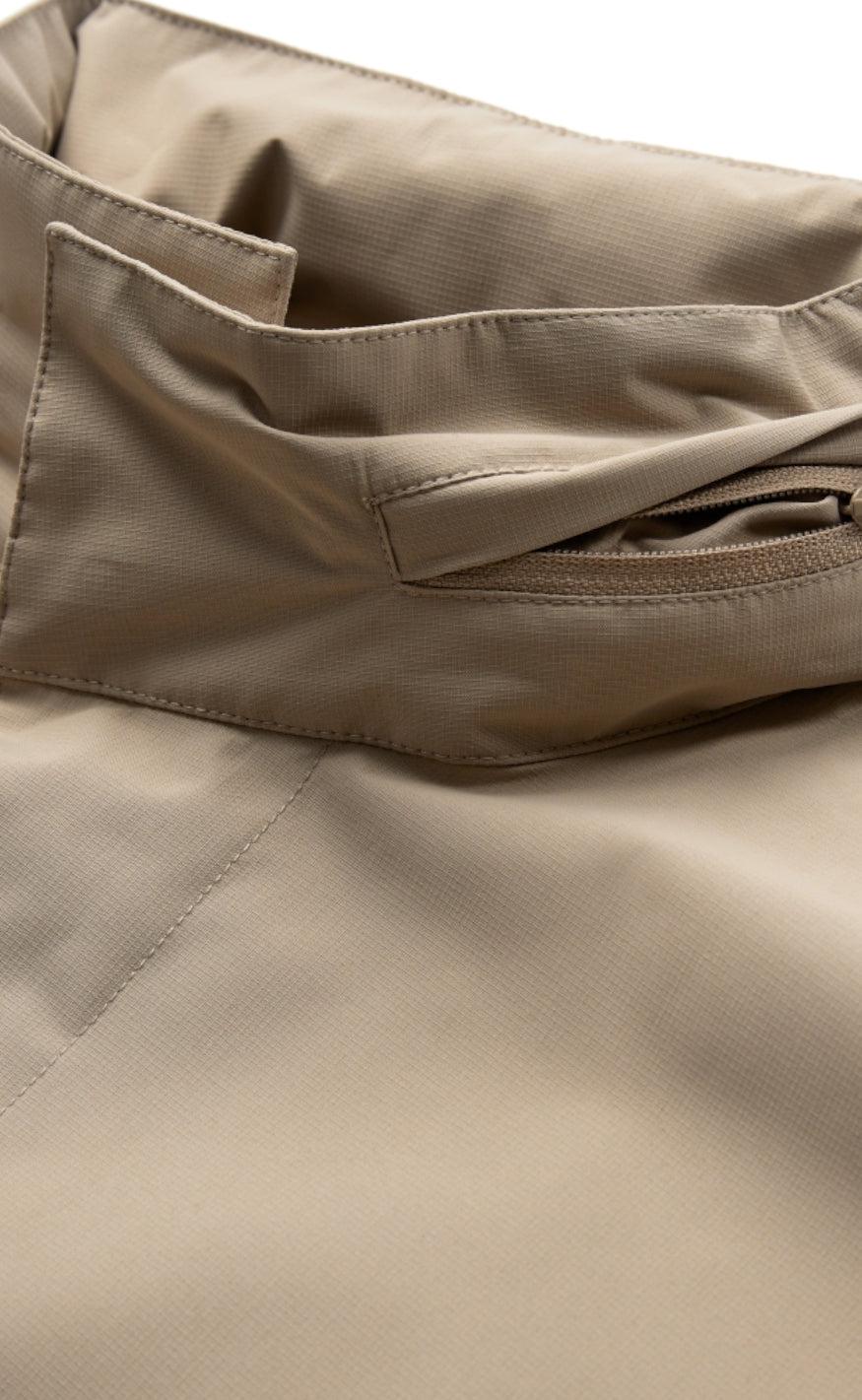 H2O Regnjakke - Rømø Long Unisex - Warm Grey - Image 4