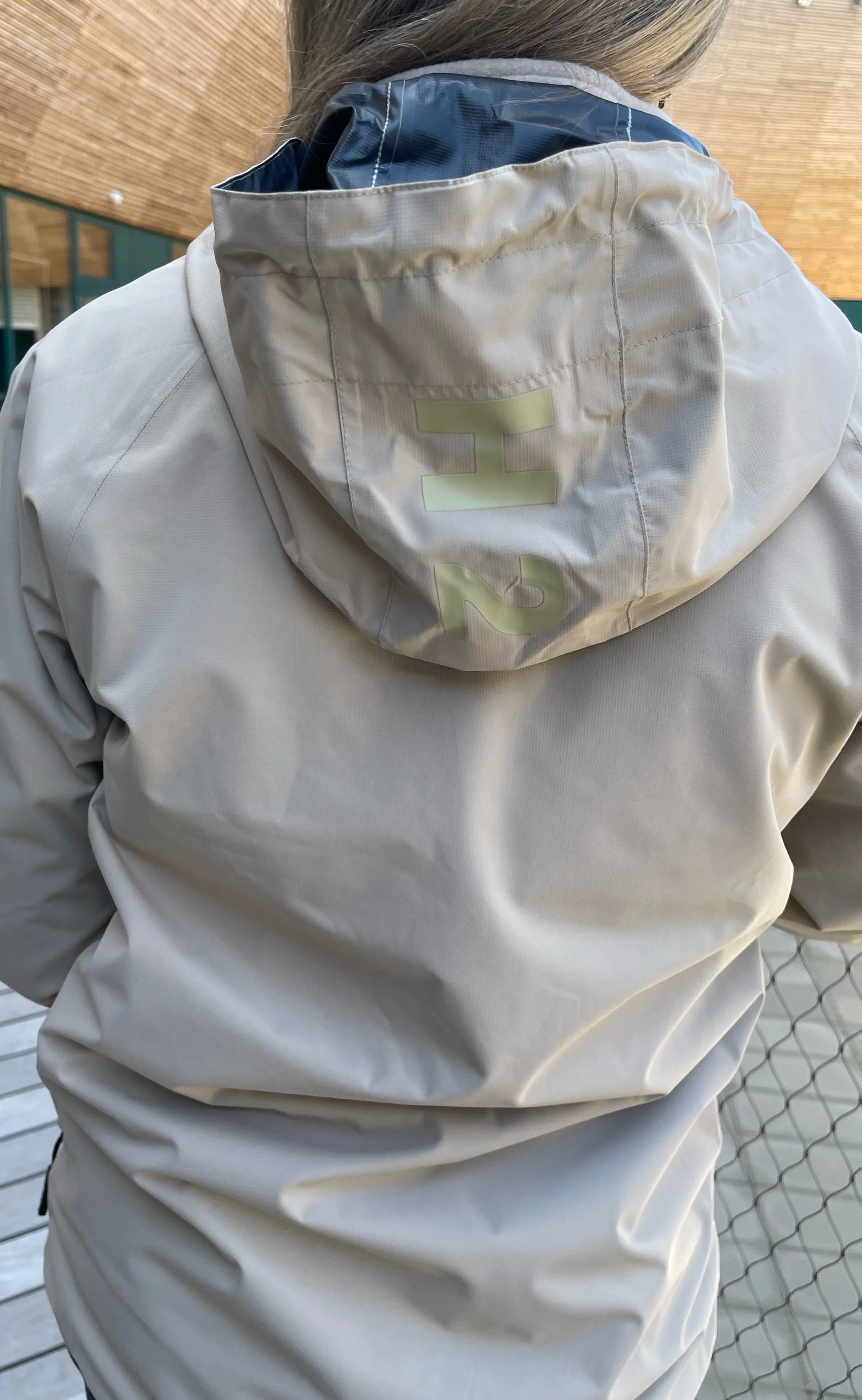 H2O Regnjakke - Rømø Unisex - Warm Grey - Image 6