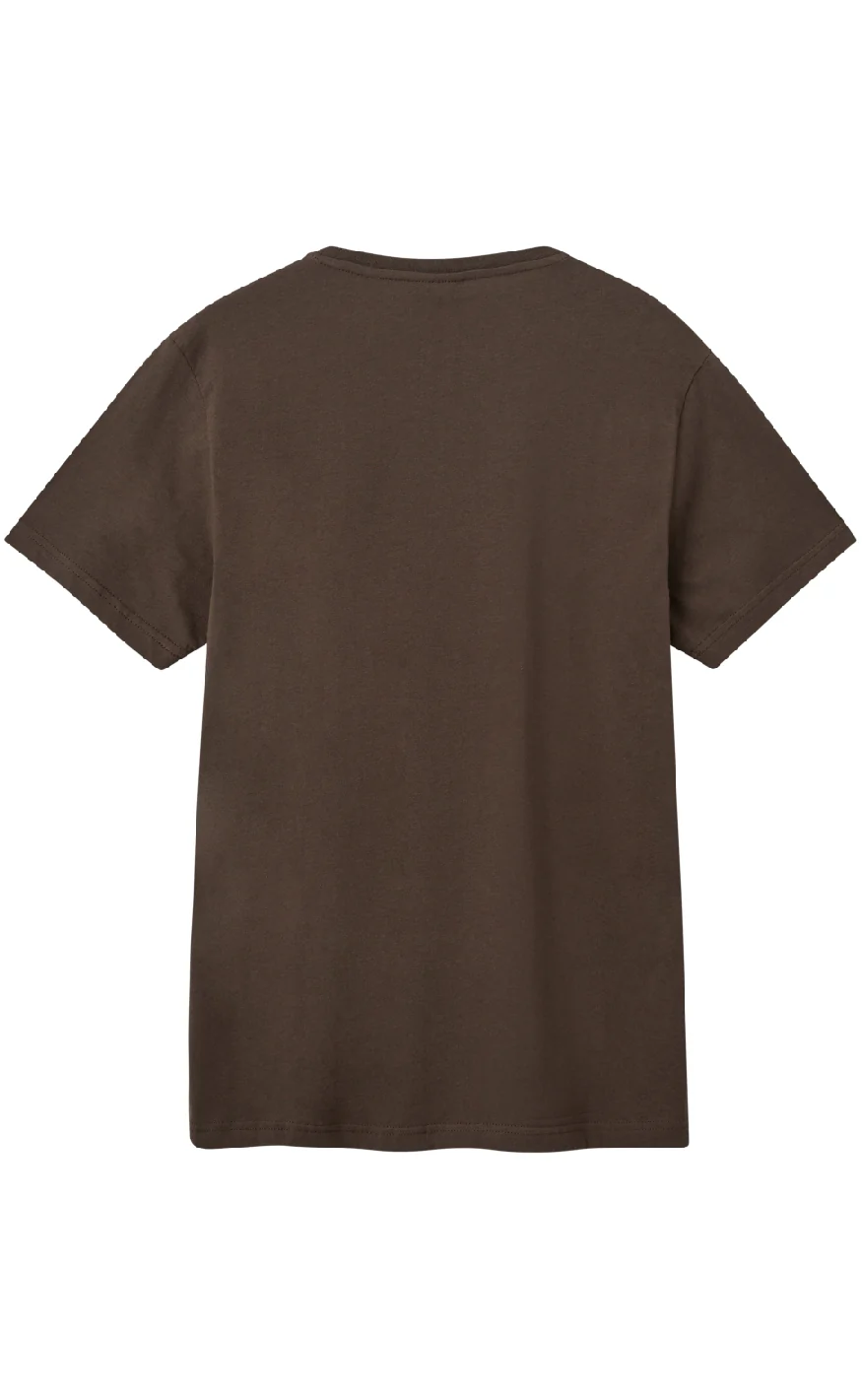 H2O T-shirt - Logo - Espresso - Image 2