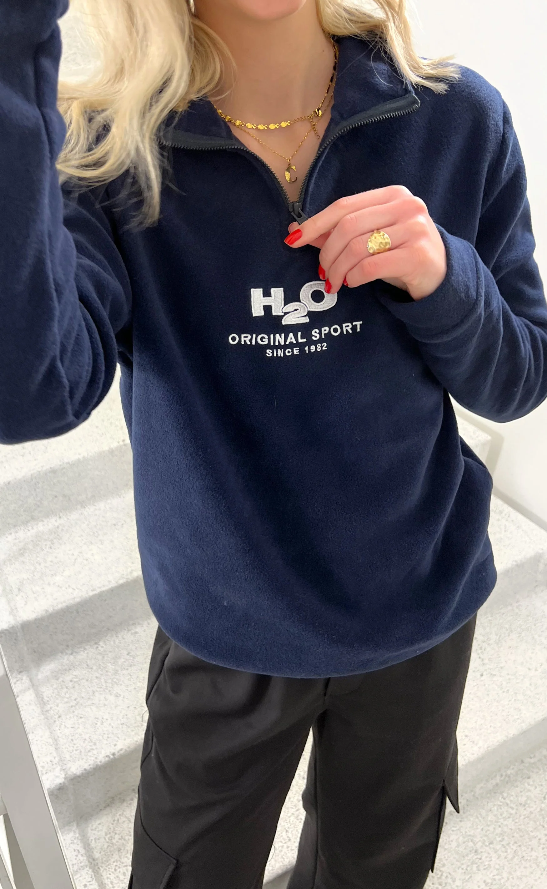 H2O Trøje -  Blåvand - Navy - Image 3
