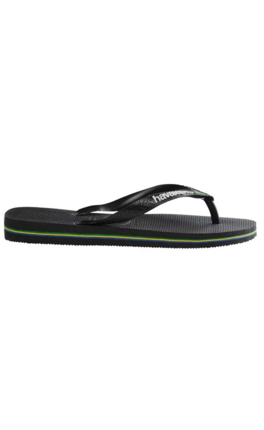 Havaianas Klipklapper / Sandal - Brasil Logo - Black - Image 3
