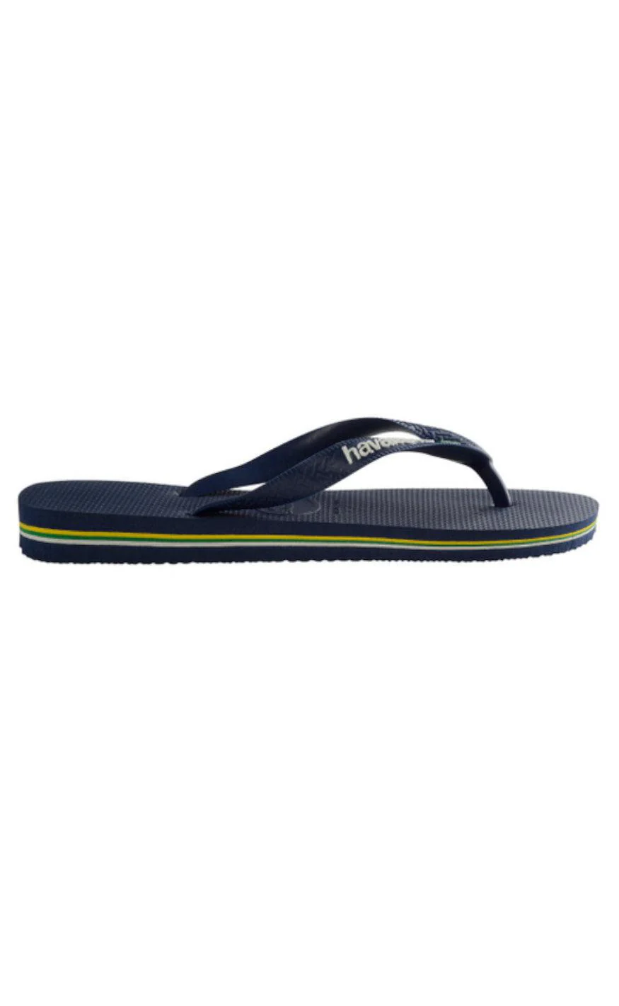 Havaianas Klipklapper / Sandal - Brasil Logo - Navy Blue - Image 4
