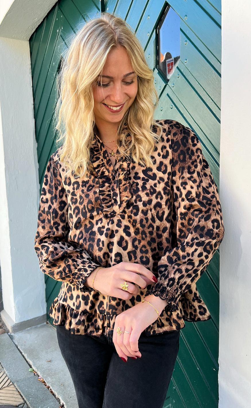Say INA Copenhagen Bluse - Pia - Leopard - Image 3