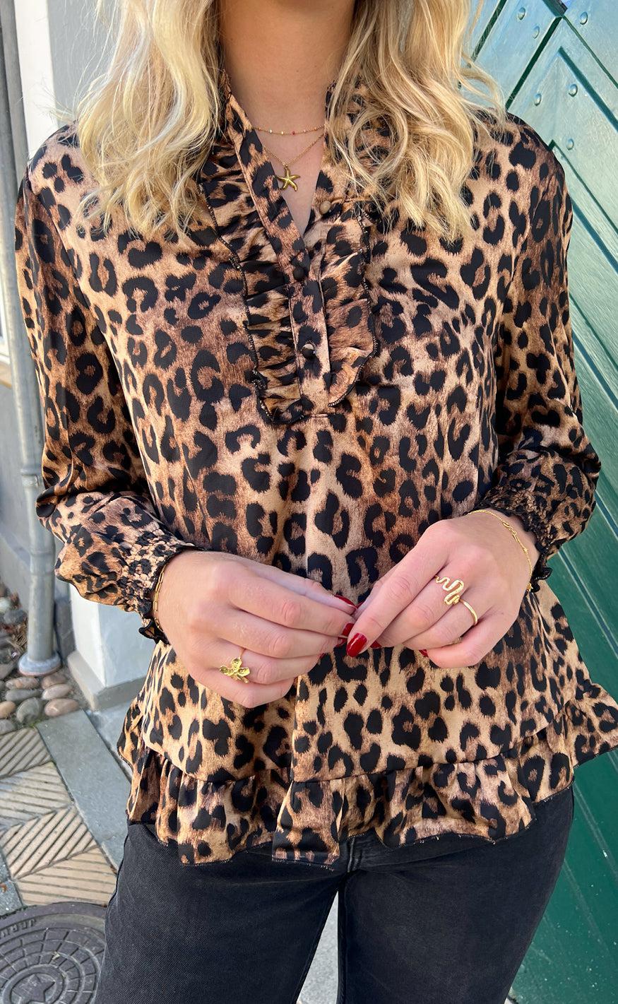 Say INA Copenhagen Bluse - Pia - Leopard - Image 4
