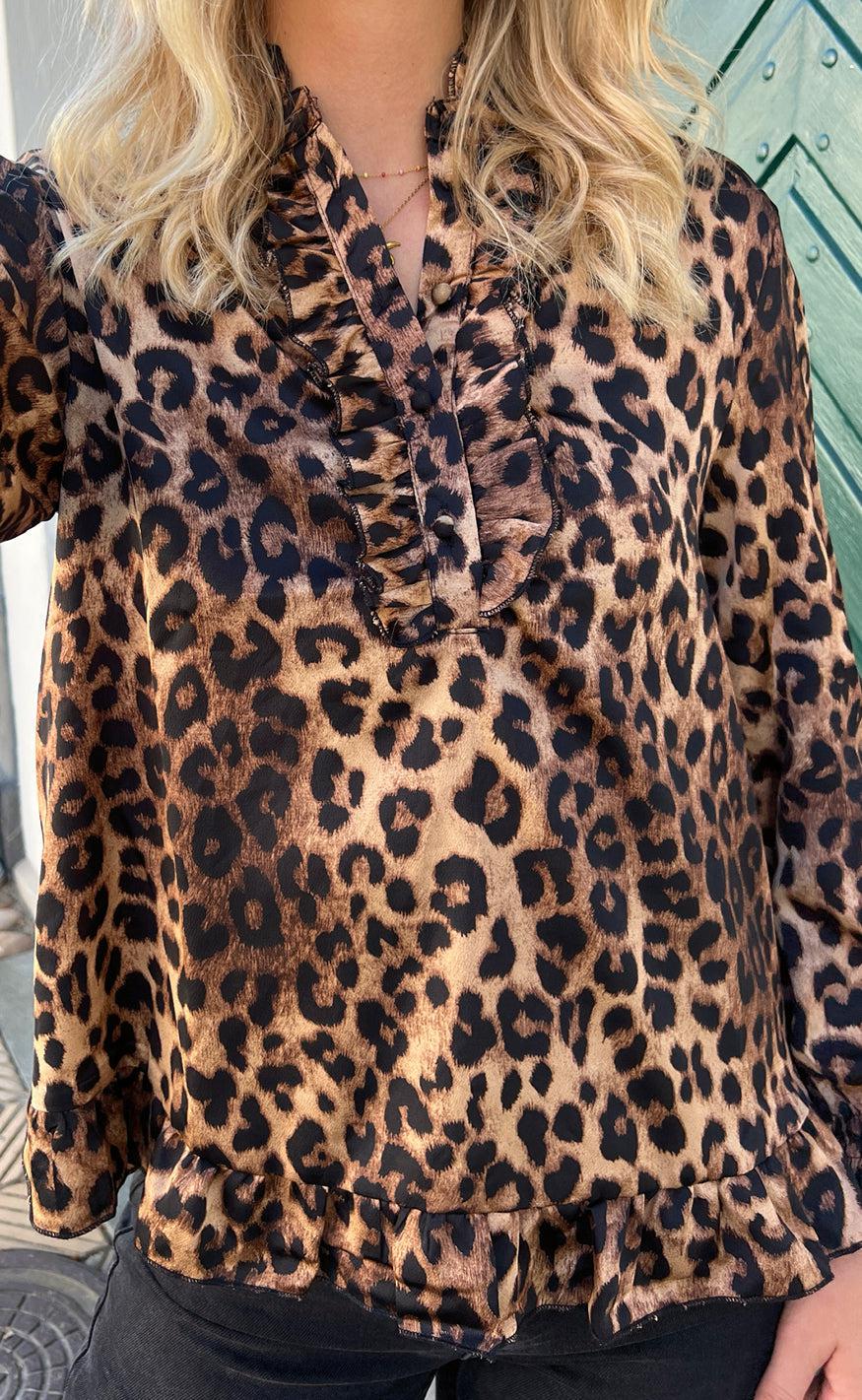 Say INA Copenhagen Bluse - Pia - Leopard - Image 5
