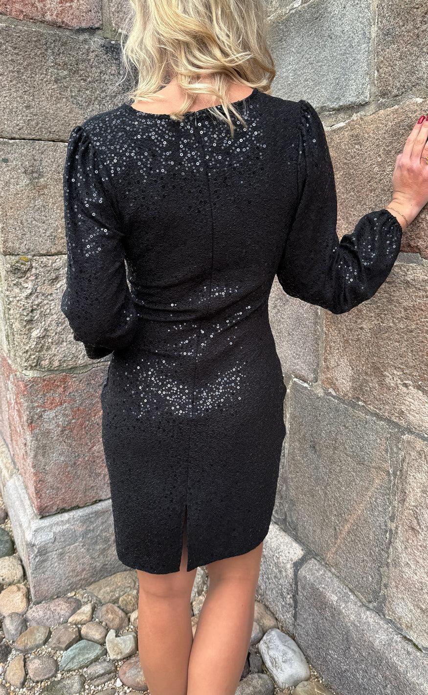 Say INA Copenhagen Kjole - Bella - Black Sequin - Image 3