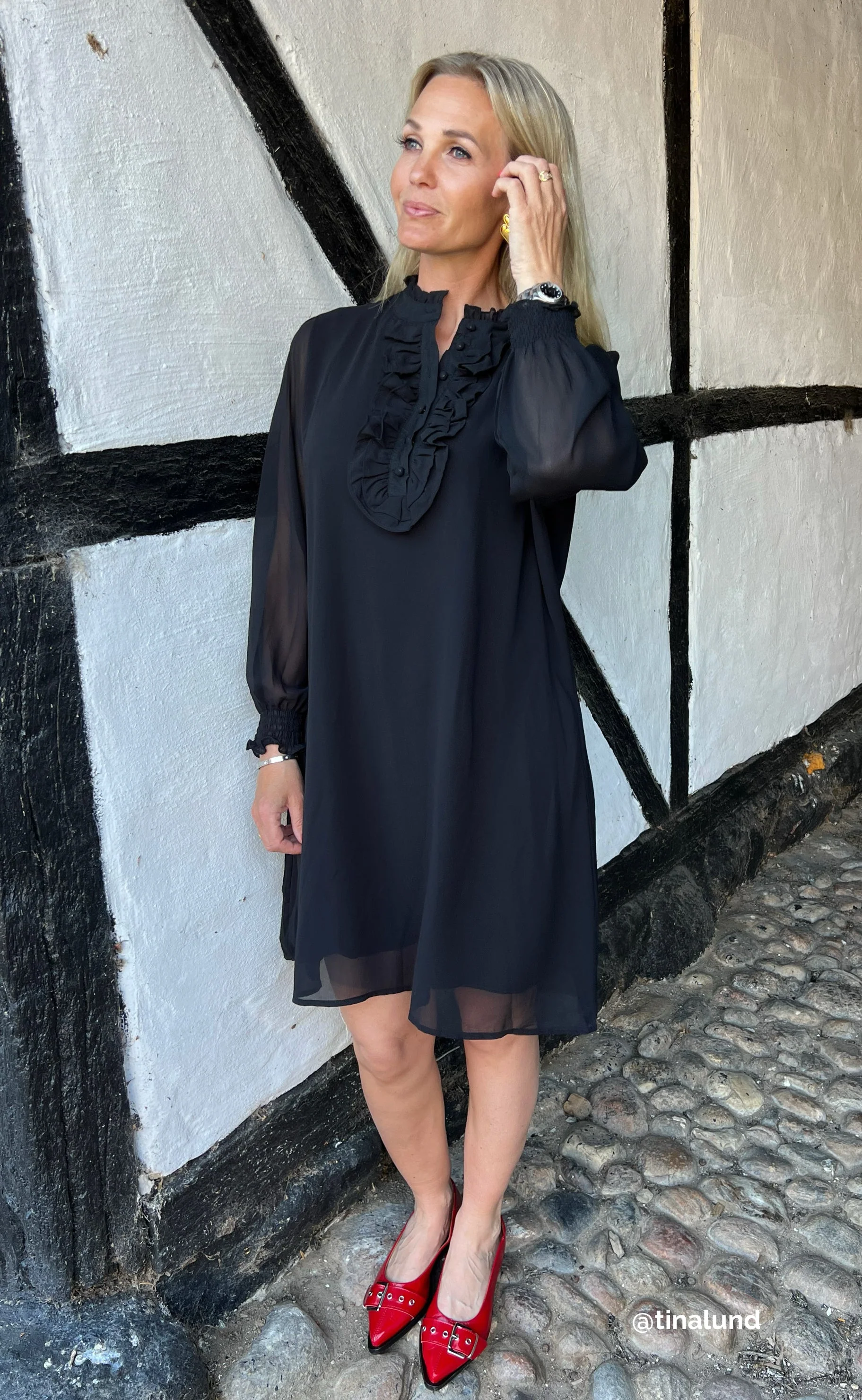 Say INA Copenhagen Kjole - Cami - Black - Image 7