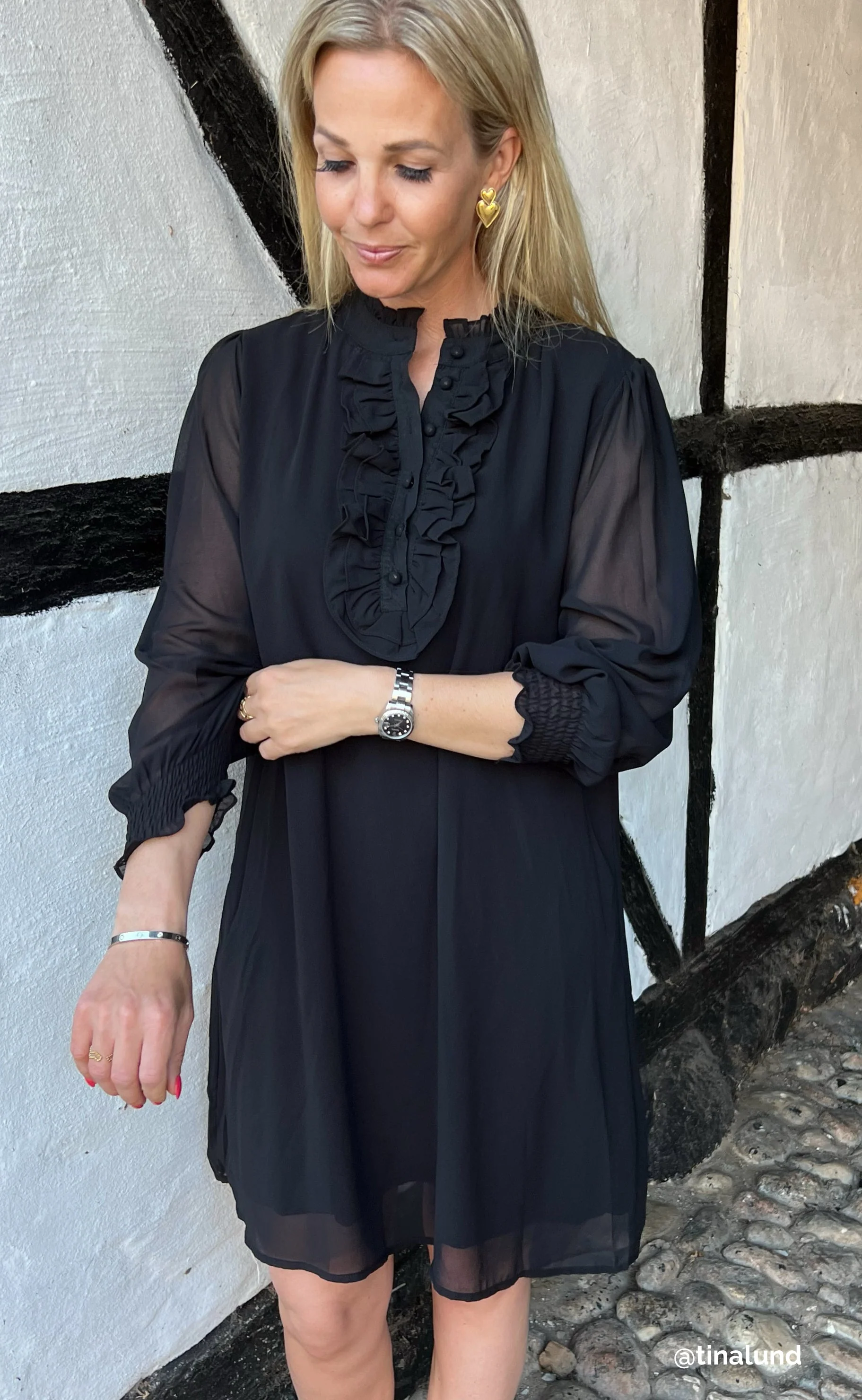 Say INA Copenhagen Kjole - Cami - Black - Image 9
