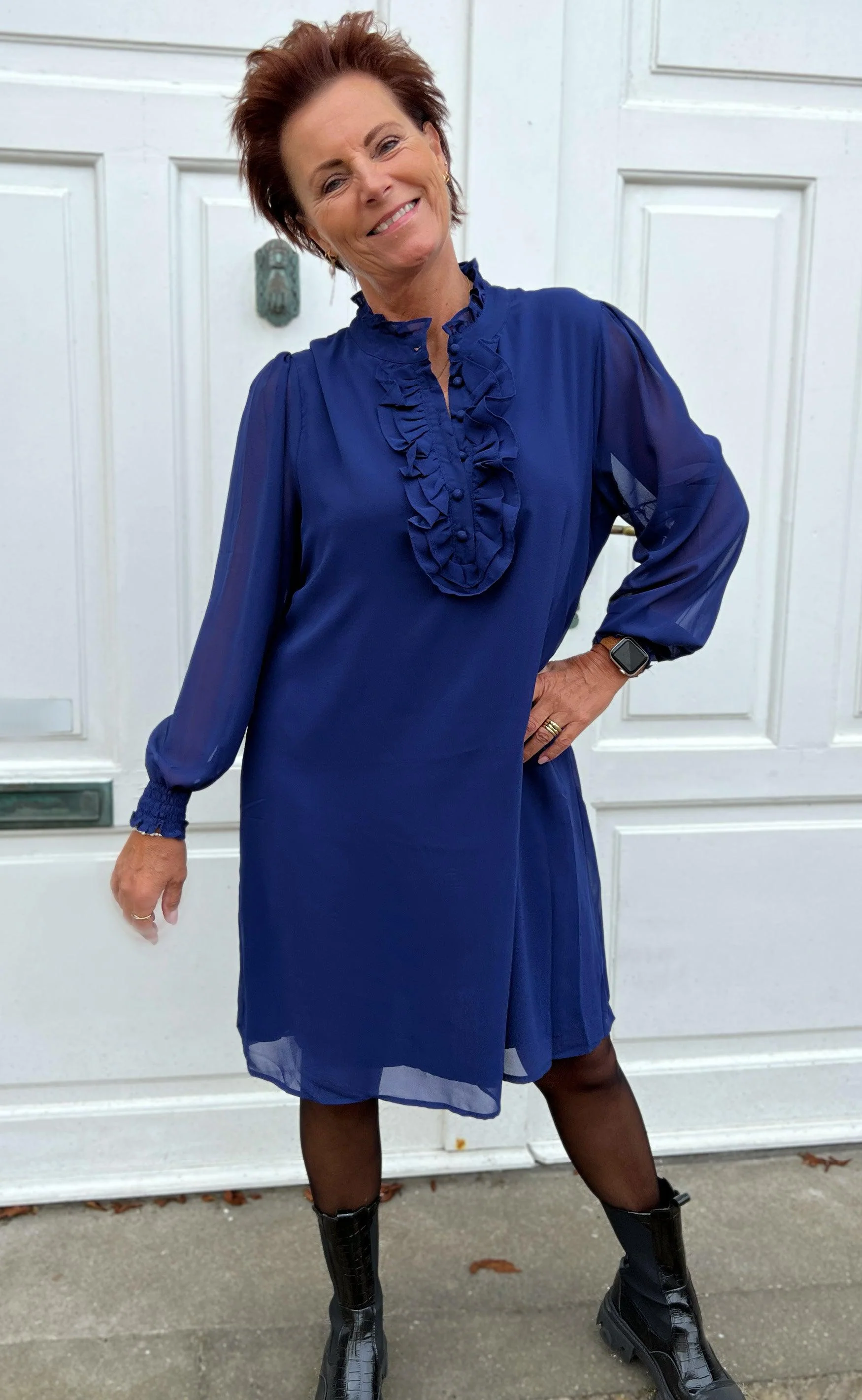 Say INA Copenhagen Kjole - Cami - Navy Blue - Image 5