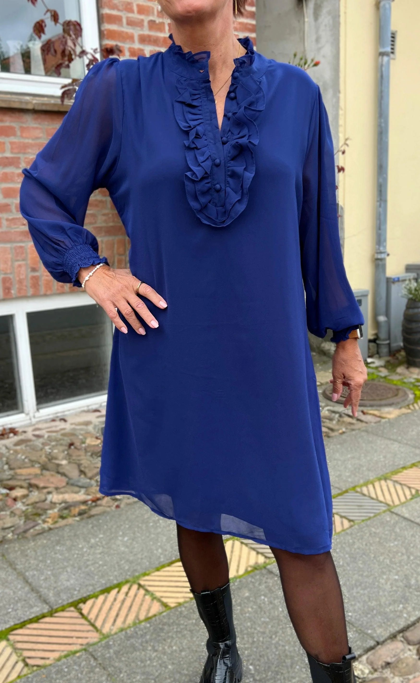Say INA Copenhagen Kjole - Cami - Navy Blue - Image 6
