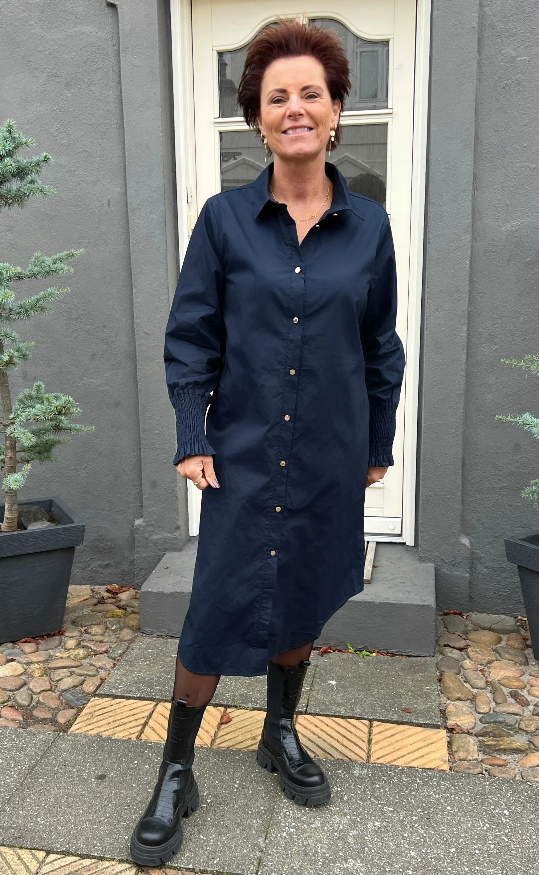 Say INA Copenhagen Kjole - Vera - Midnight Blue - Image 3