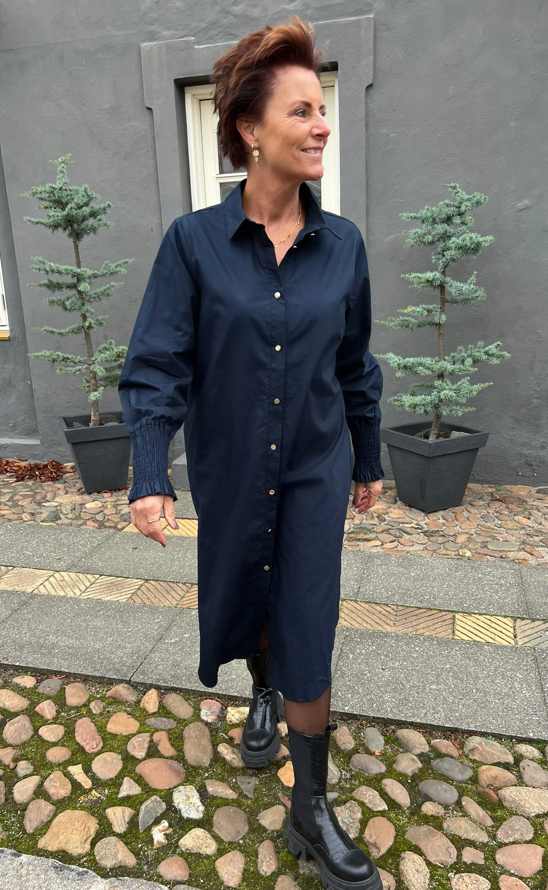 Say INA Copenhagen Kjole - Vera - Midnight Blue - Image 4