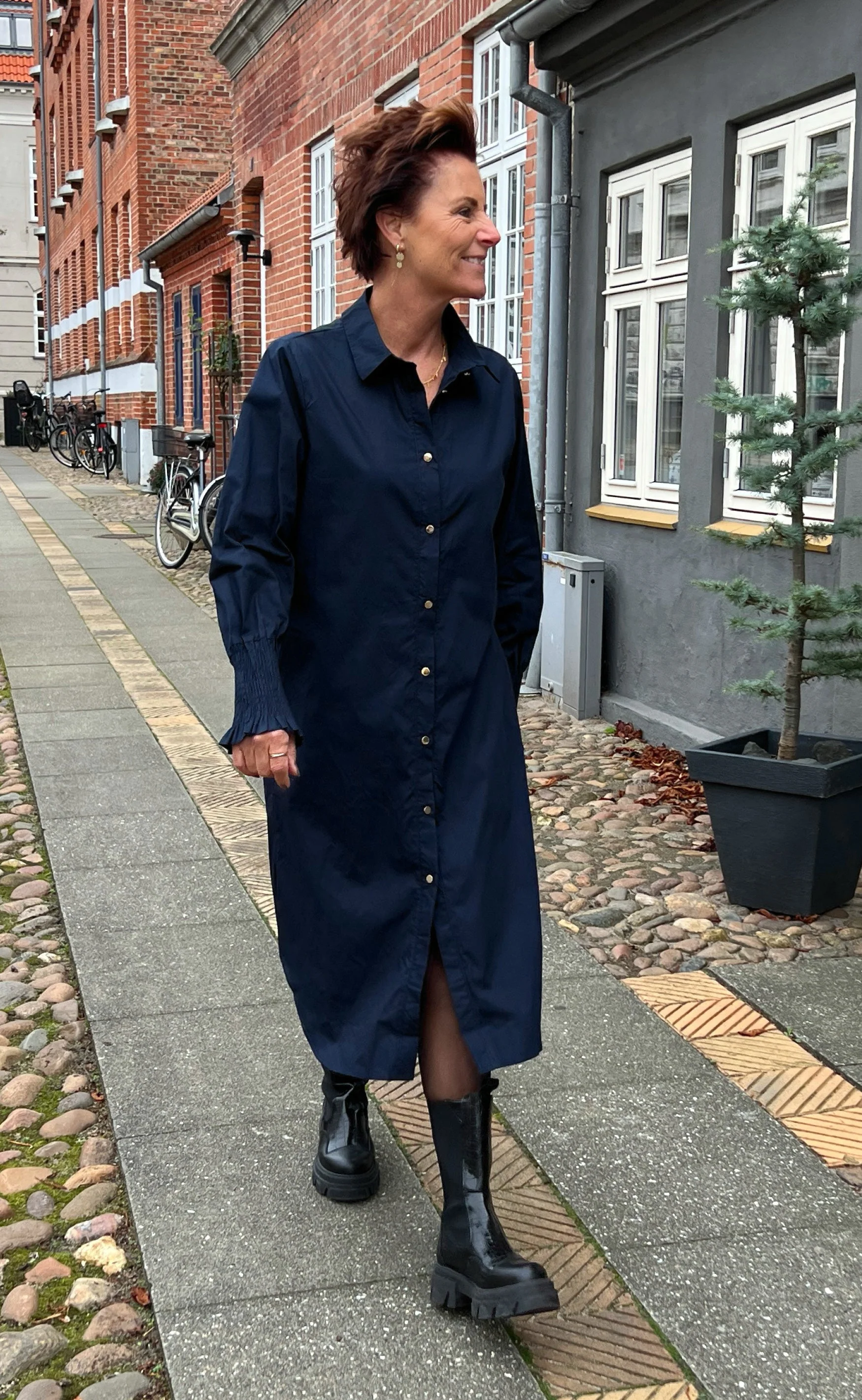 Say INA Copenhagen Kjole - Vera - Midnight Blue - Image 5