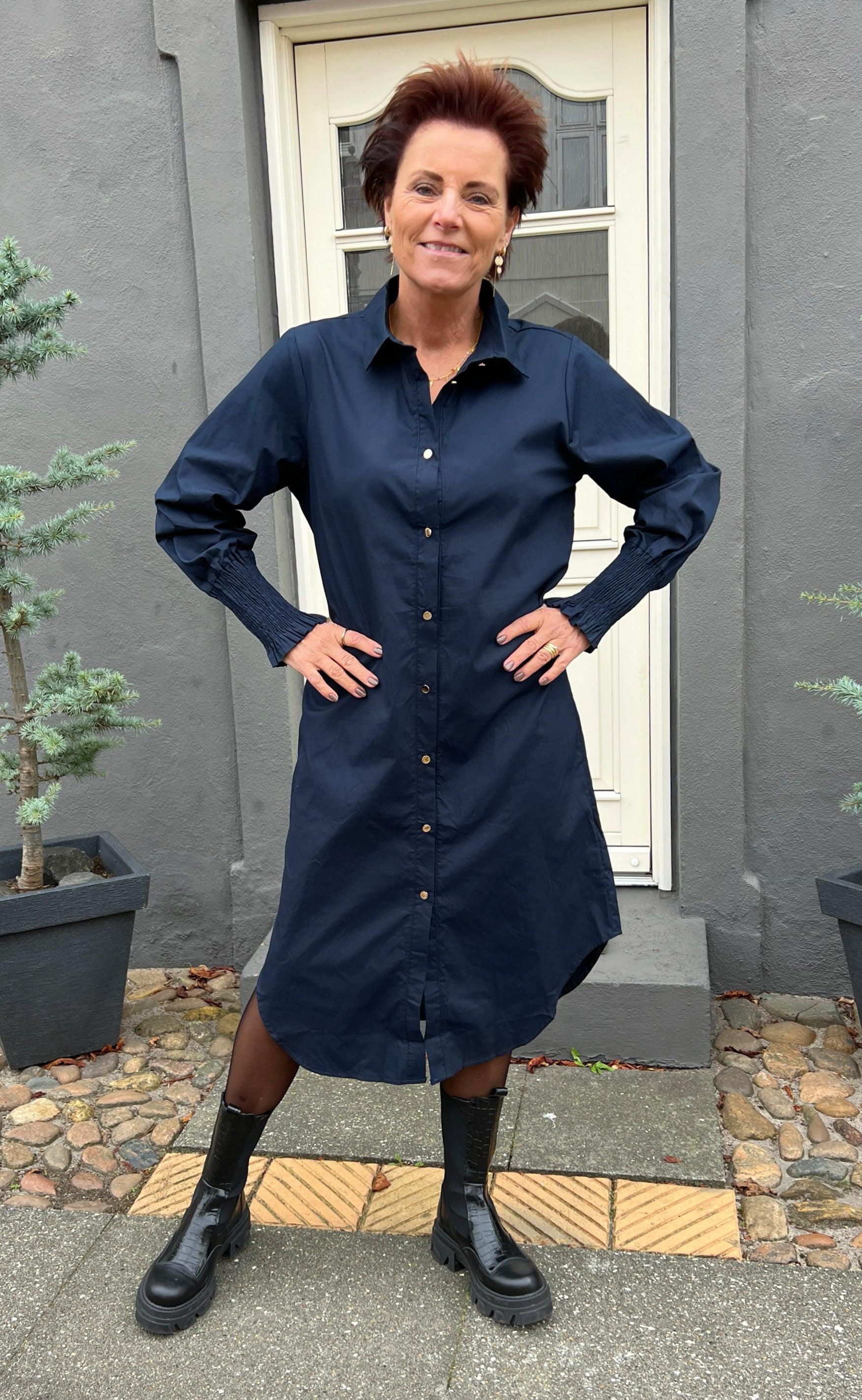 Say INA Copenhagen Kjole - Vera - Midnight Blue - Image 6