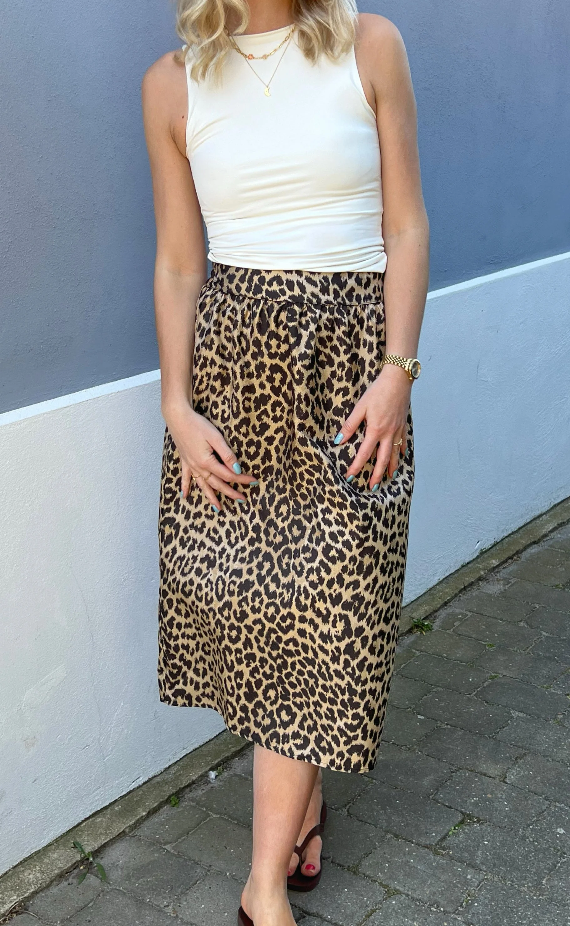 Say INA Copenhagen Nederdel - Patricia - Shiny Leopard - Image 2