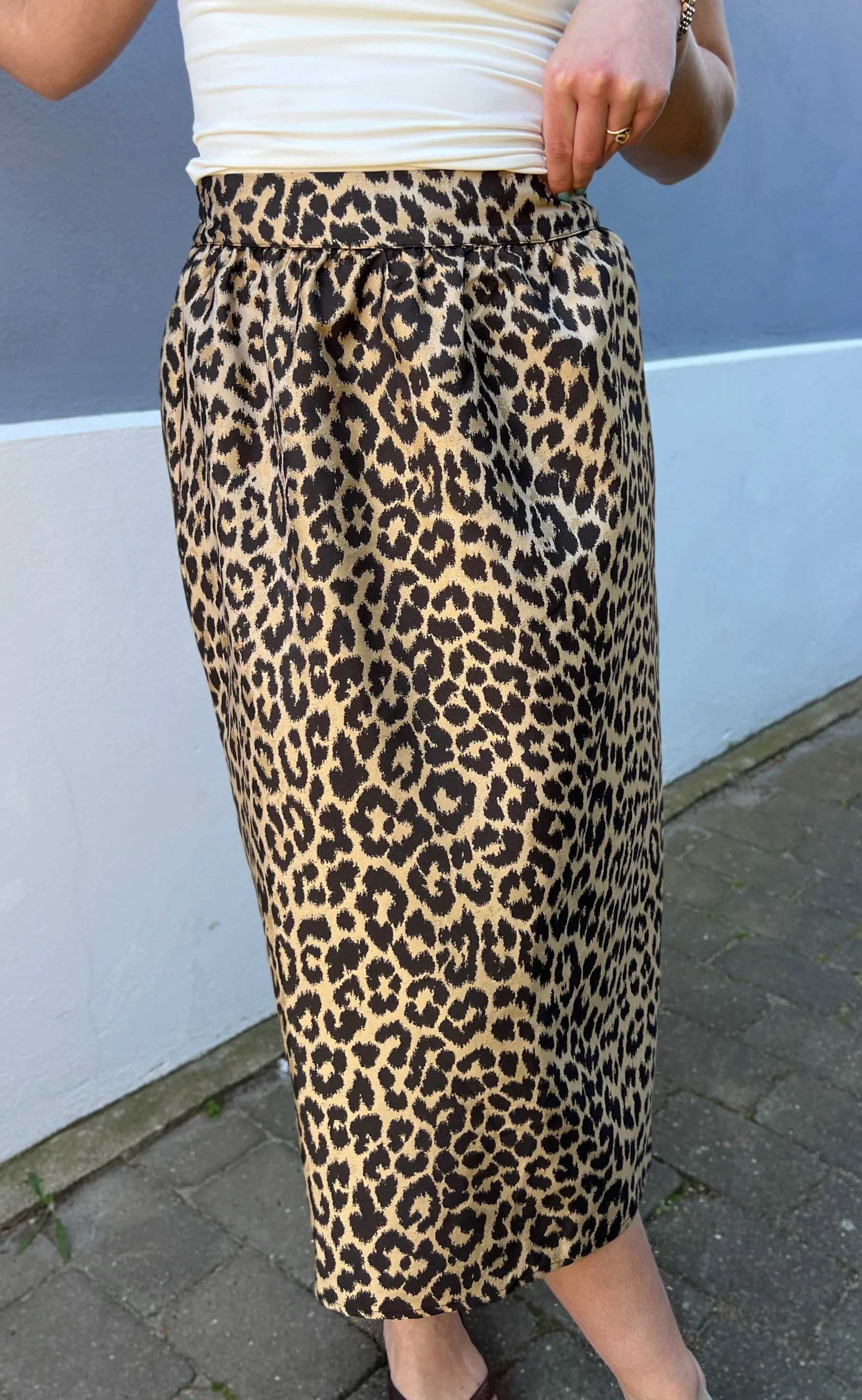 Say INA Copenhagen Nederdel - Patricia - Shiny Leopard - Image 4