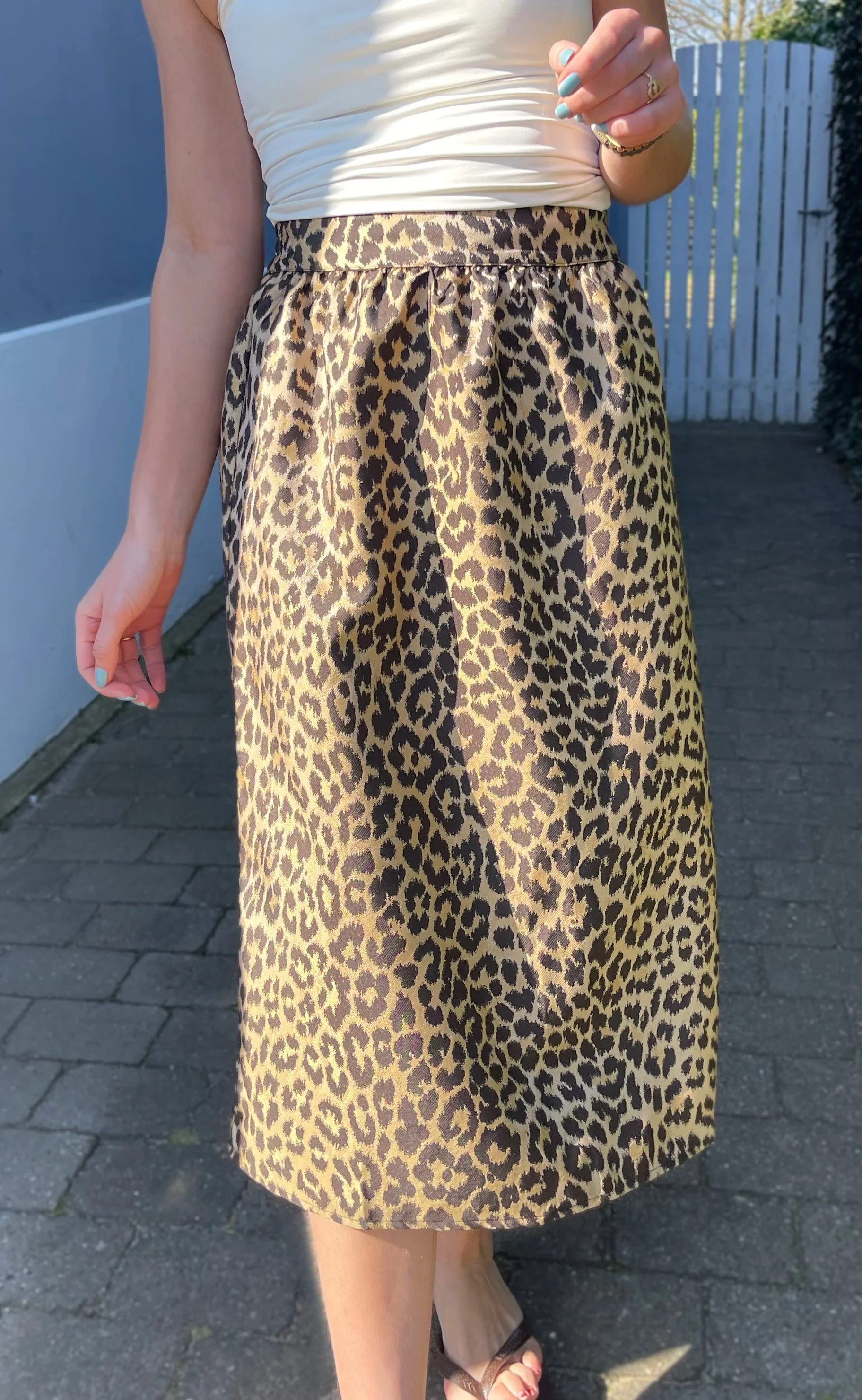 Say INA Copenhagen Nederdel - Patricia - Shiny Leopard - Image 6