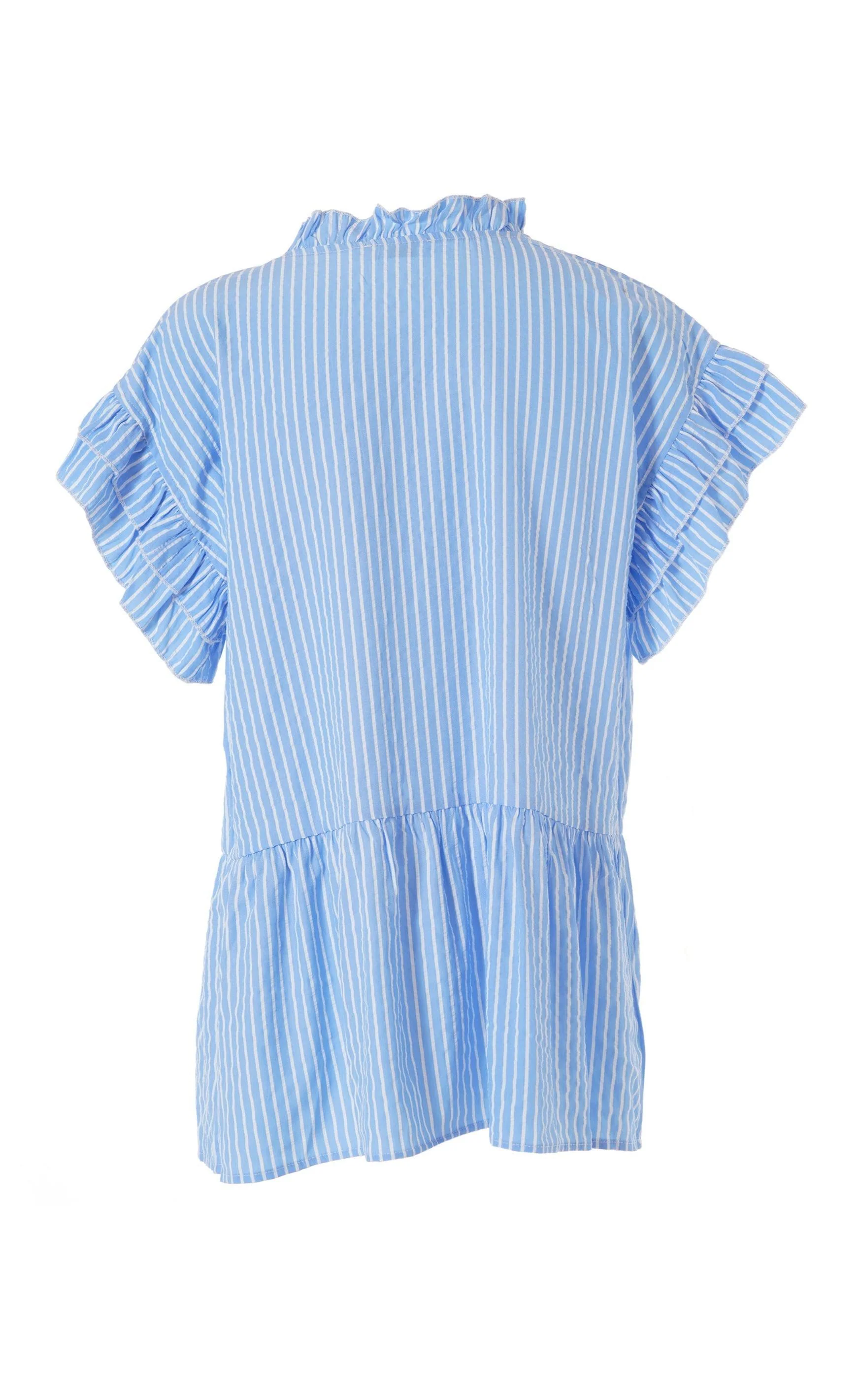 Say INA Copenhagen Top - Freya - Blue Striped - Image 13