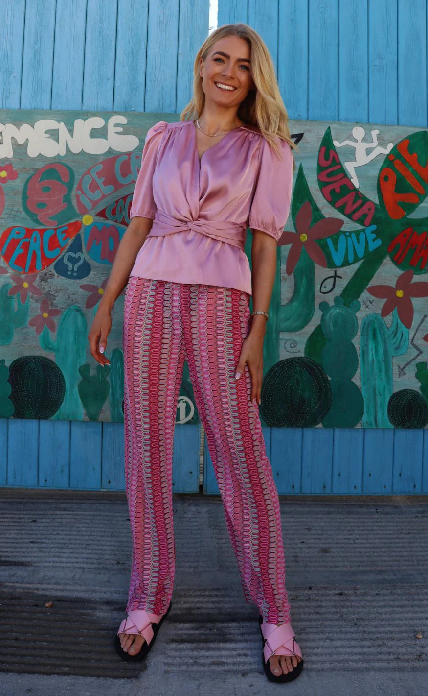 Liberte Bluse - Tiki SS Twist - Dusty Rose - Image 3