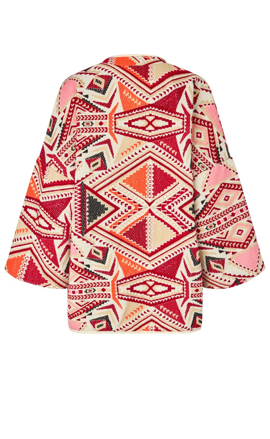 Lollys Laundry Jakke - Lulu LL 3/4 - Red - Image 5