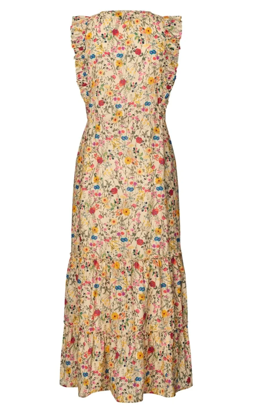 Lollys Laundry Kjole - SamoLL Midi - Flower Print - Image 3