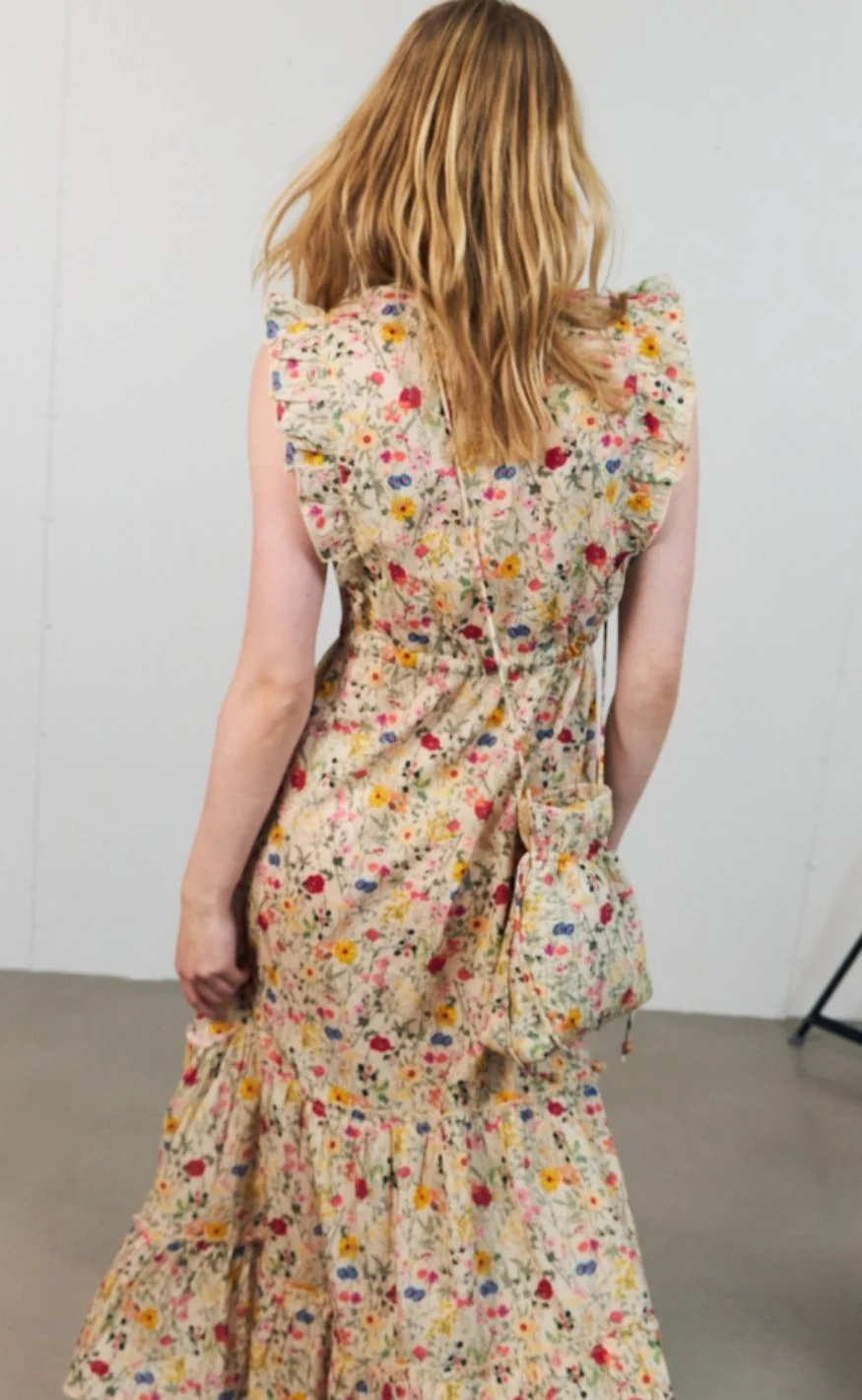 Lollys Laundry Kjole - SamoLL Midi - Flower Print - Image 4
