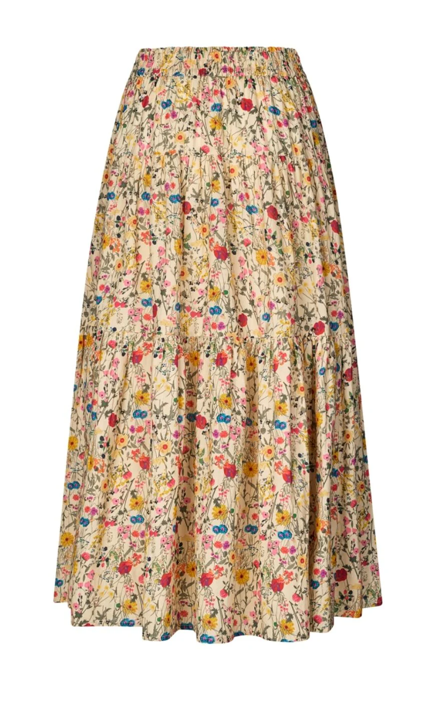 Lollys Laundry Nederdel - SunsetLL Maxi - Flower Print - Image 3