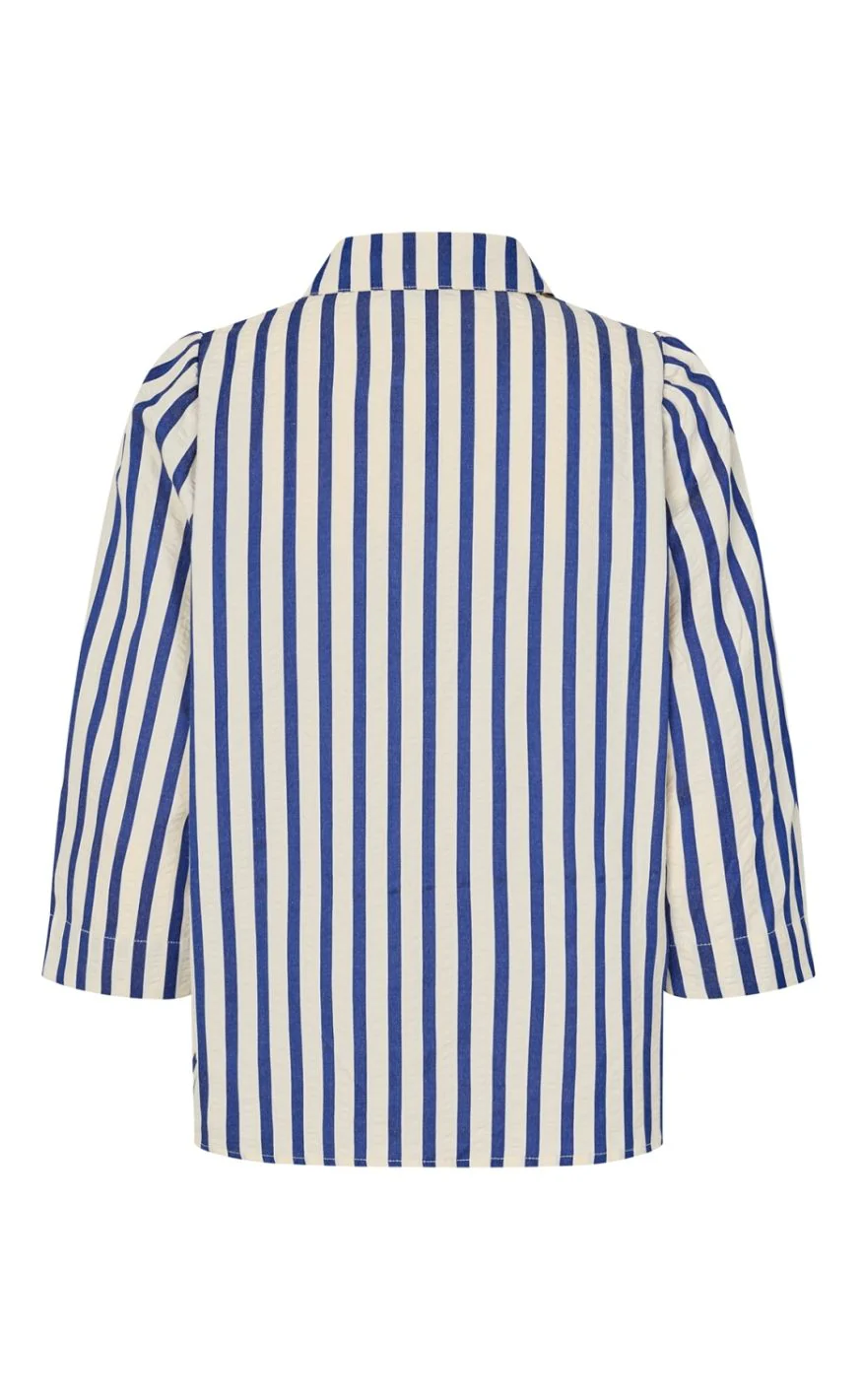 Lollys Laundry Skjorte - BonoLL SS - Blue - Image 4