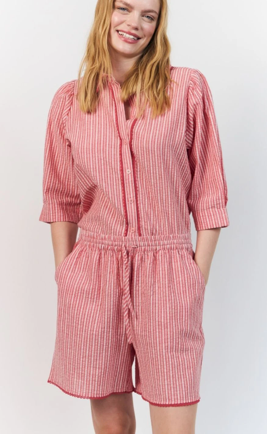 Lollys Laundry Skjorte - BonoLL SS - Red - Image 2