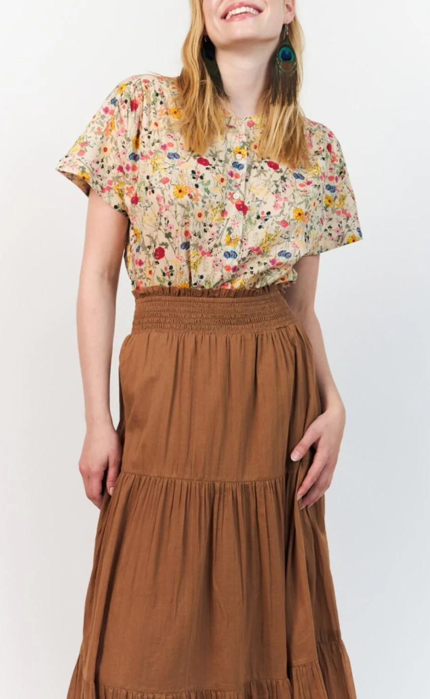 Lollys Laundry Skjorte - MyaLL SS - Flower Print - Image 4