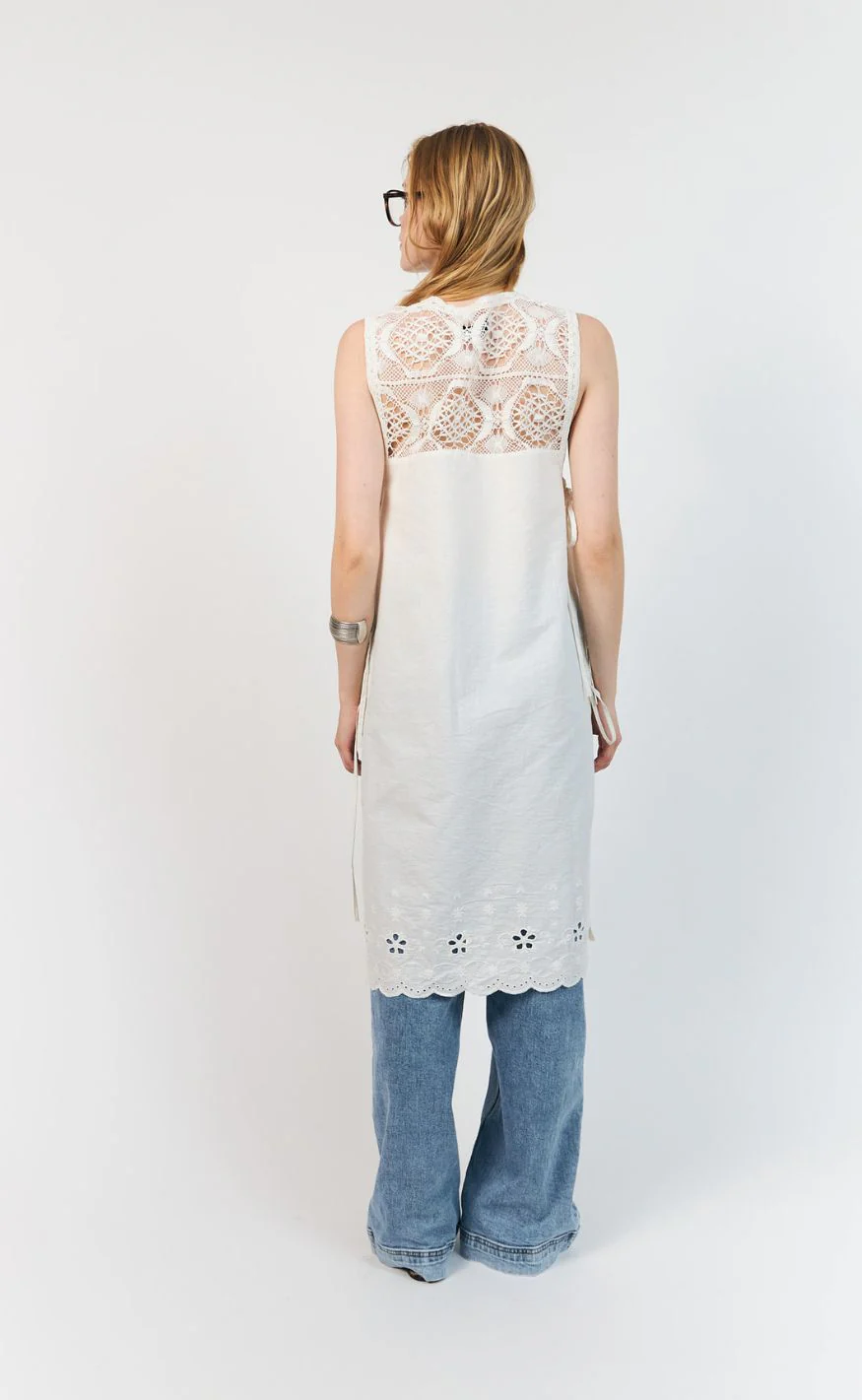 Lollys Laundry Top - BelloLL Long - White - Image 4