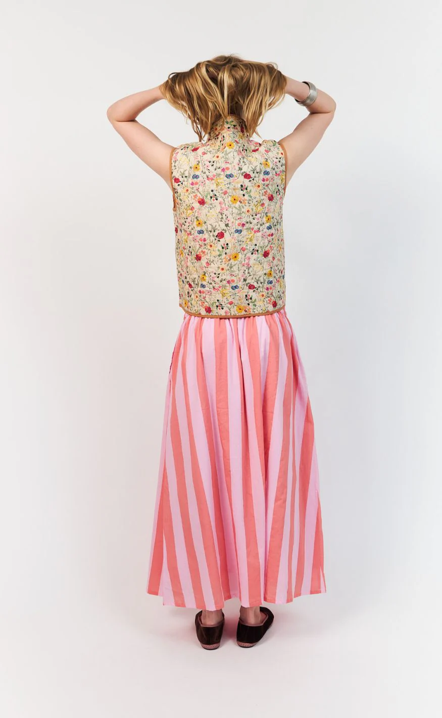 Lollys Laundry Vest - CairoLL Quilted - Flower Print - Image 5
