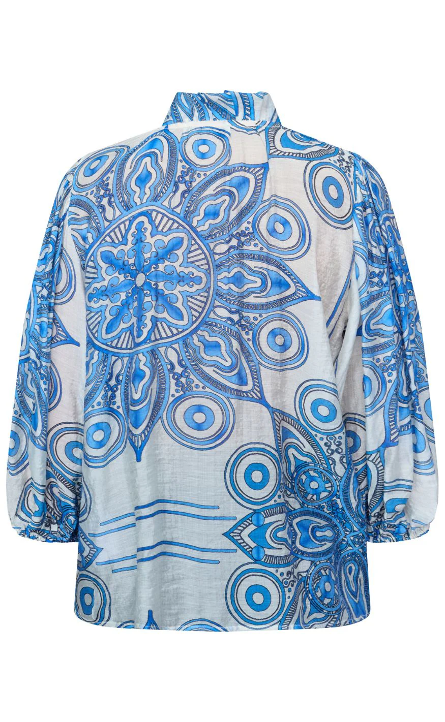 Love & Divine Bluse - Love1578 - Blue Paisley - Image 7