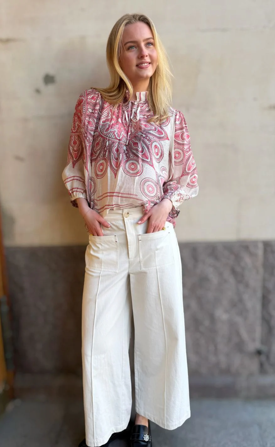 Love & Divine Bluse - Love1578 - Pink Paisley - Image 6
