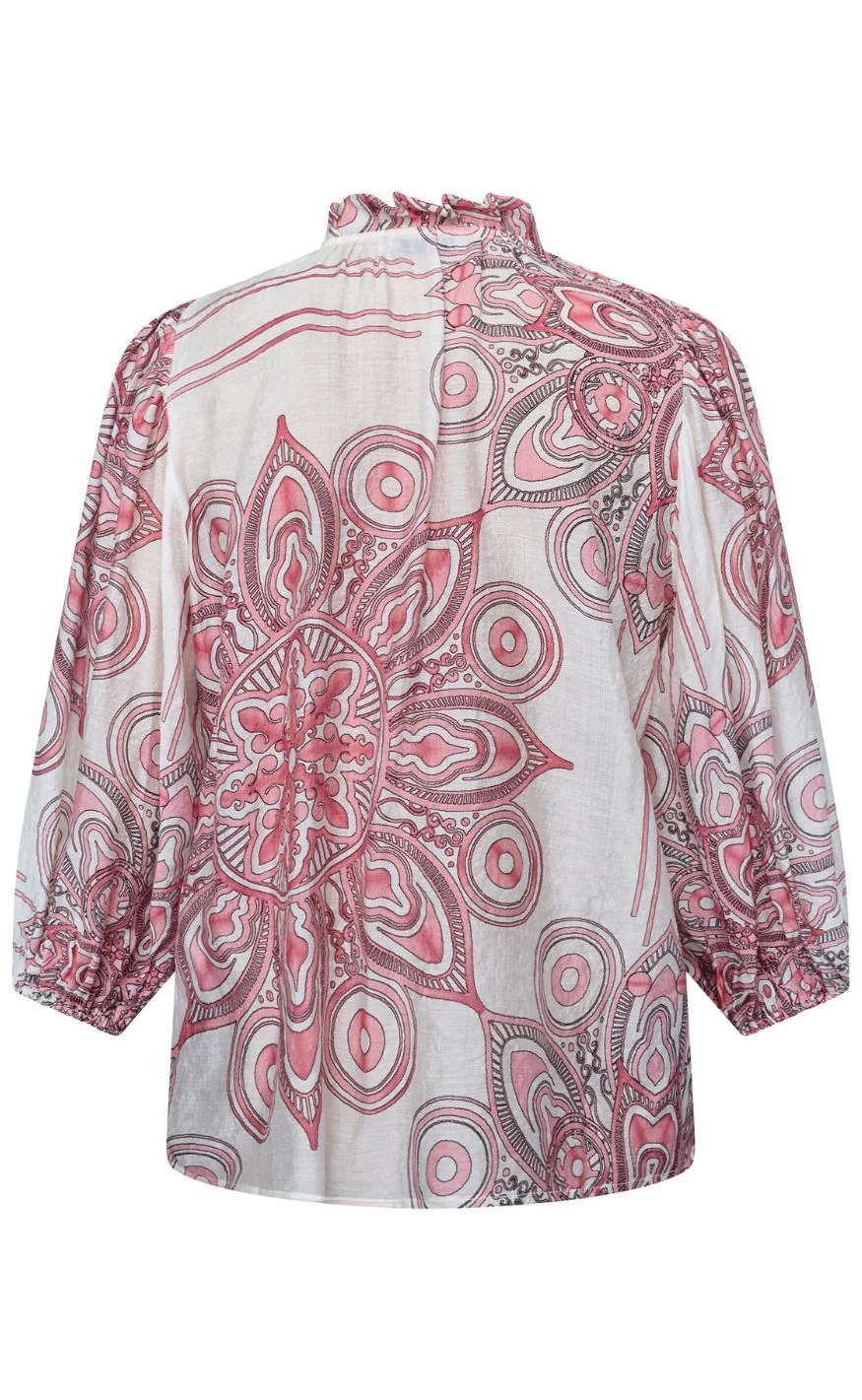 Love & Divine Bluse - Love1578 - Pink Paisley - Image 8