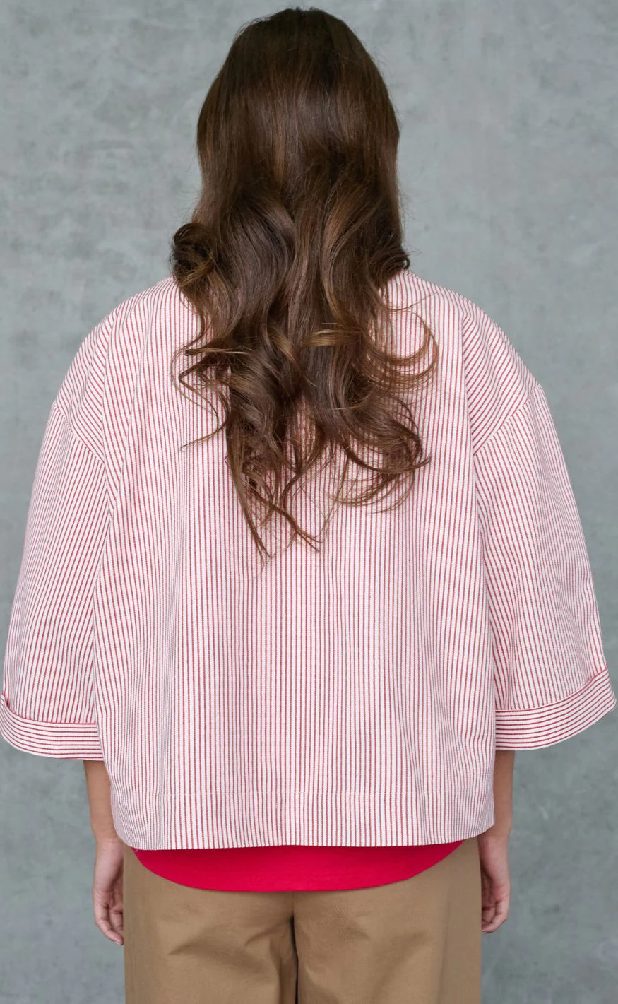 Love & Divine Cardigan - Love1521 - Red Stripes - Image 7