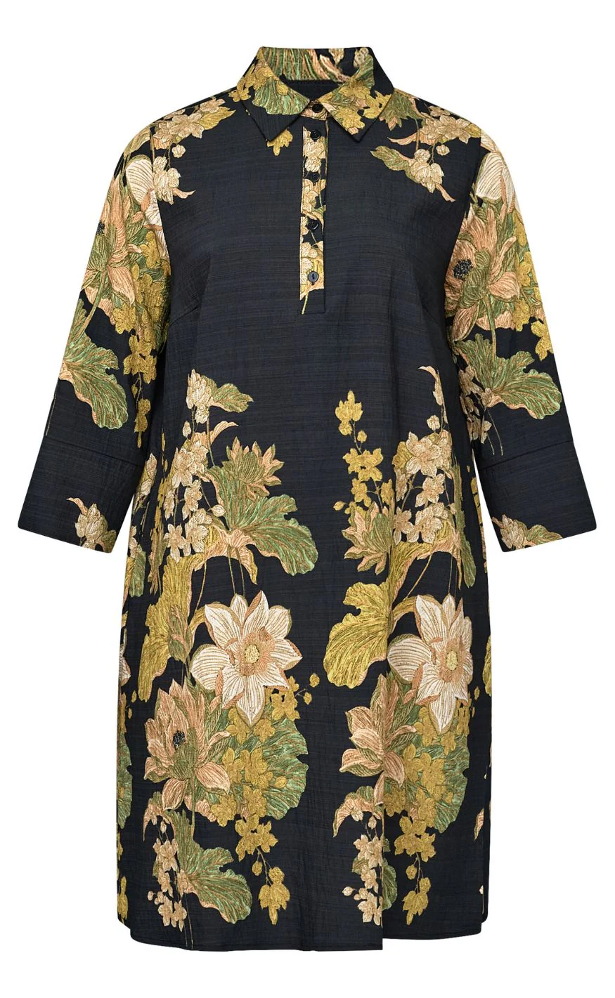 Love & Divine Kjole - Love441-43 - Black Paisley - Image 2