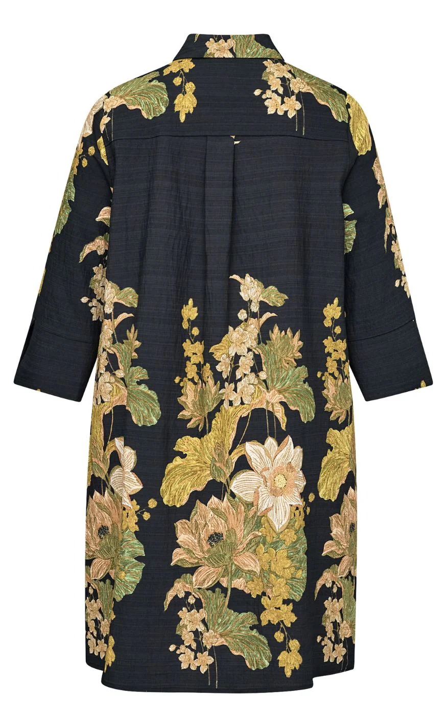 Love & Divine Kjole - Love441-43 - Black Paisley - Image 5