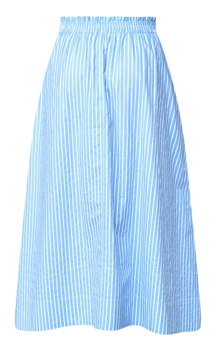 Love & Divine Nederdel - Love1538-1 - Blue Stripes - Image 4