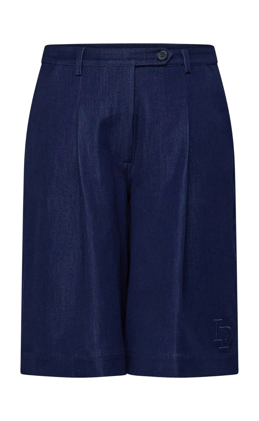 Love & Divine Shorts - Love1582 - Unwashed Denim - Image 2