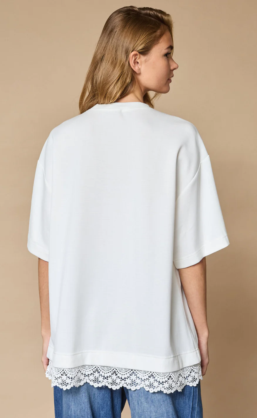 Love & Divine T-Shirt - Love1462 - White Lace - Image 4