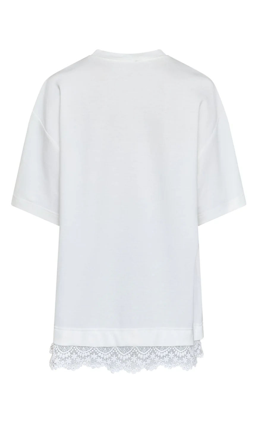 Love & Divine T-Shirt - Love1462 - White Lace - Image 5