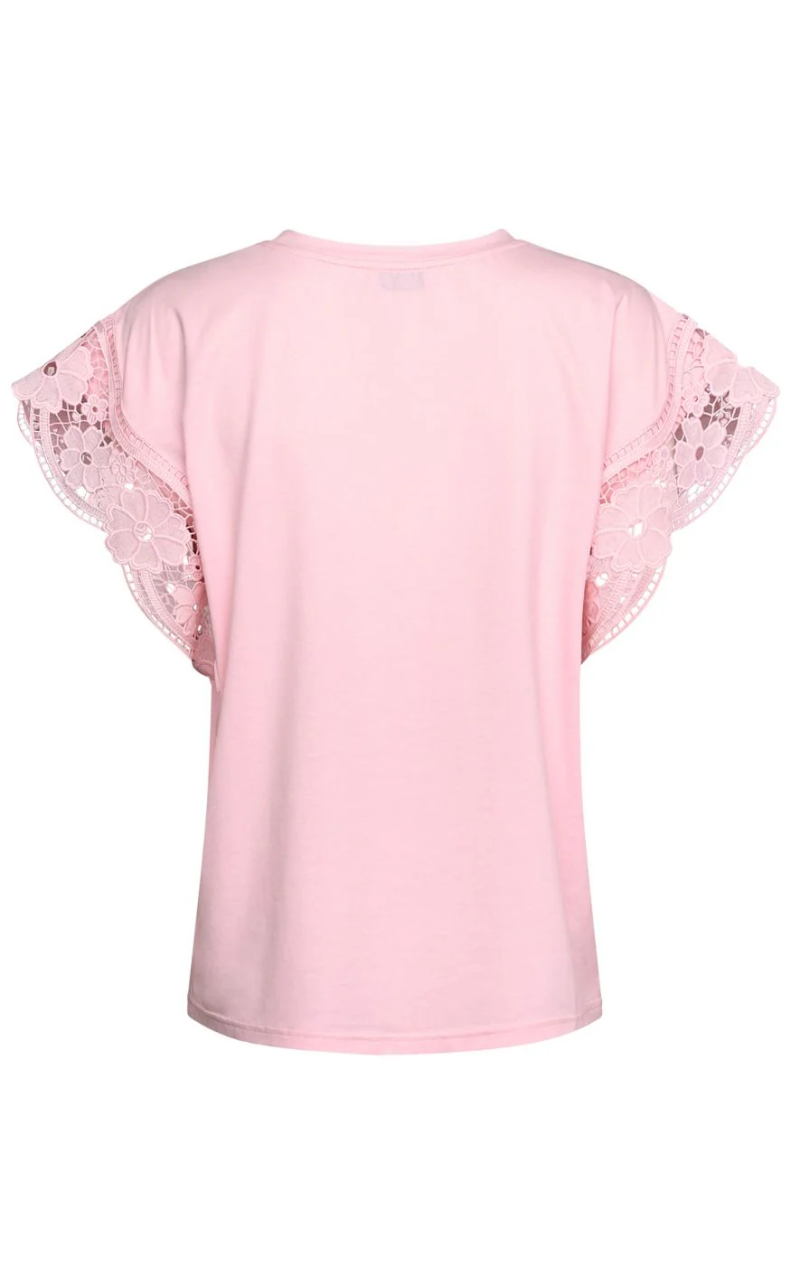 Love & Divine T-shirt - Love1517 - Soft Rose - Image 3