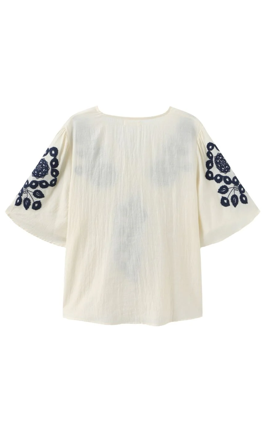 Luxzuz Bluse - Agnethe - Night Blue - Image 2