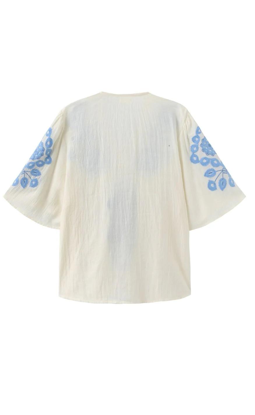 Luxzuz Bluse - Agnethe - Provence - Image 2