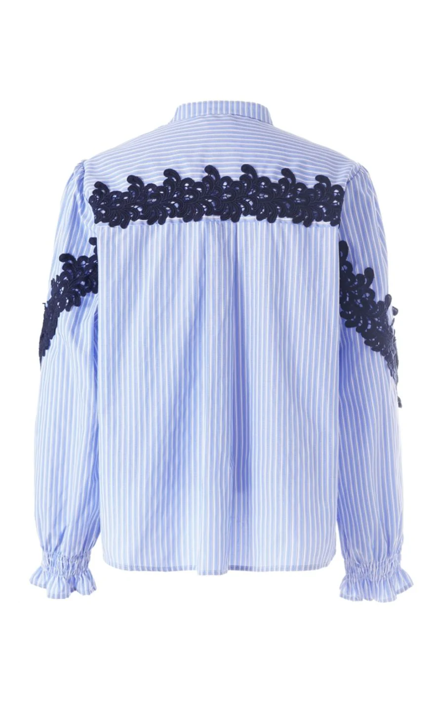Luxzuz Bluse - Hanna - Colony Blue - Image 3