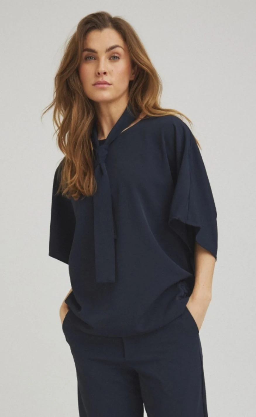 Luxzuz Bluse - Irka - Dark Marine - Image 3